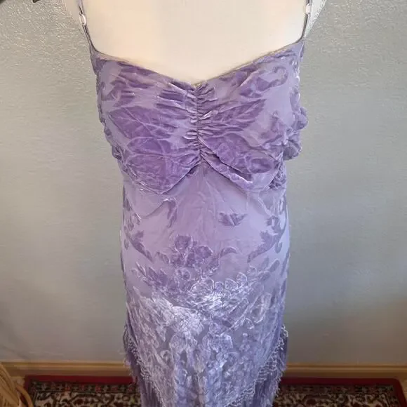 Dreamy vintage lavender slip dress - Picture 3 of 8